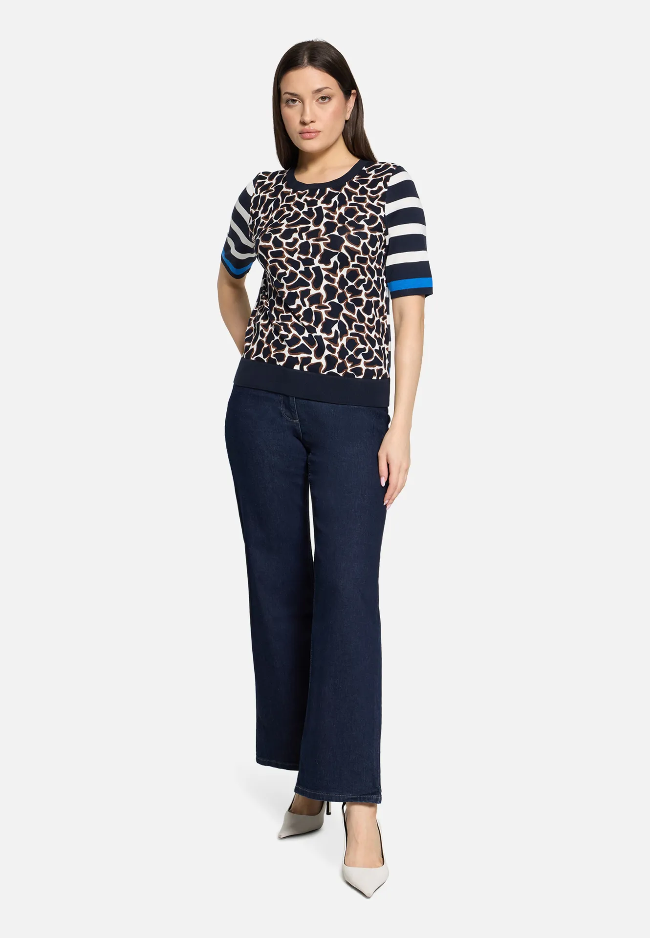 Strickpullover mit Aufdruck – Bild 2