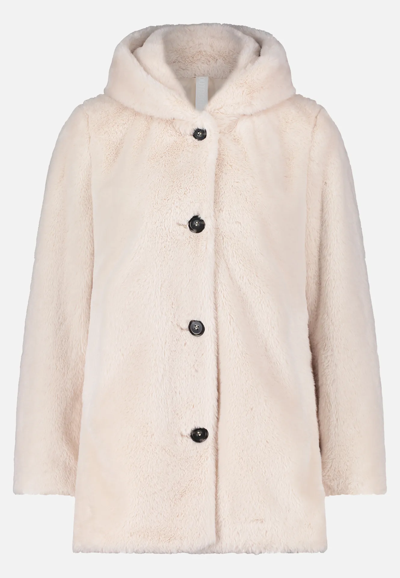 Plüschjacke mit Kapuze – Bild 3