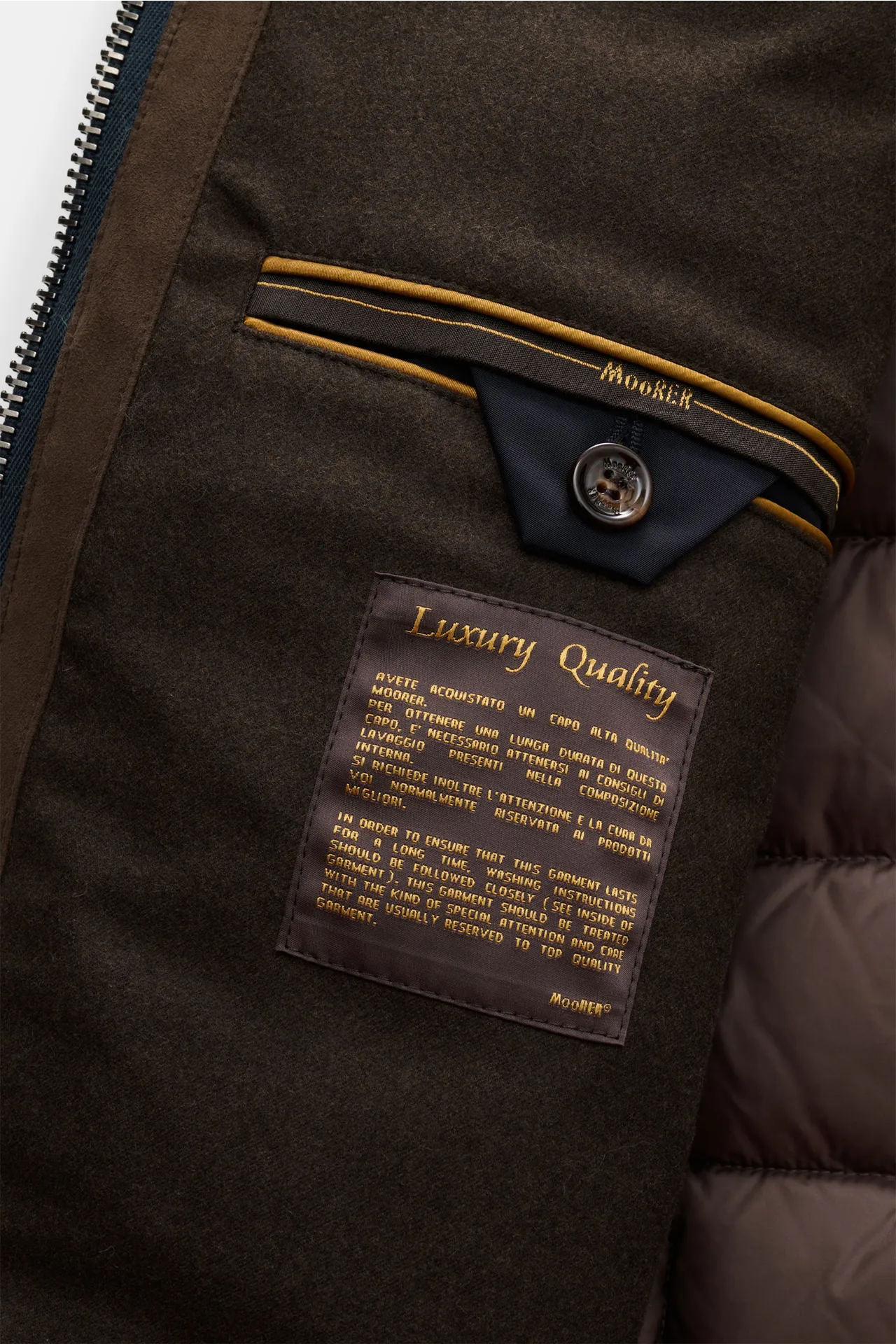 Moorer - Herren - Daunenblouson 'Celotti' dark navy – Bild 6