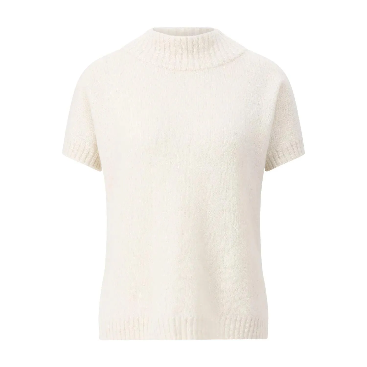 Iris von Arnim - Kurzarmpullover Eglantine aus Kaschmir & Seide - Größe L - creme Iris von Arnim - Kurzarmpullover Eglantine aus Kaschmir & Seide - Größe L - creme