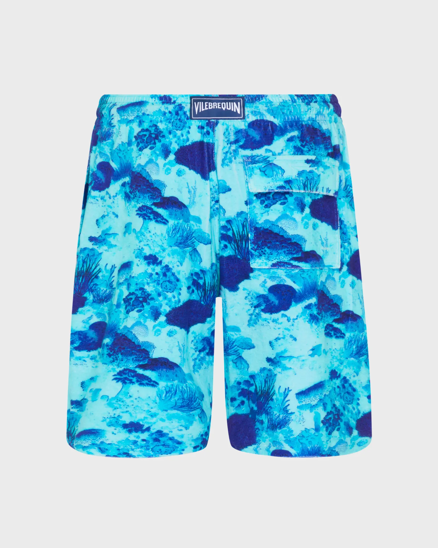 Vilebrequin - Coral Reef Bermudashorts Aus Frottee Für Herren - Bermuda - Bolide - Blau - Größe XL – Bild 2