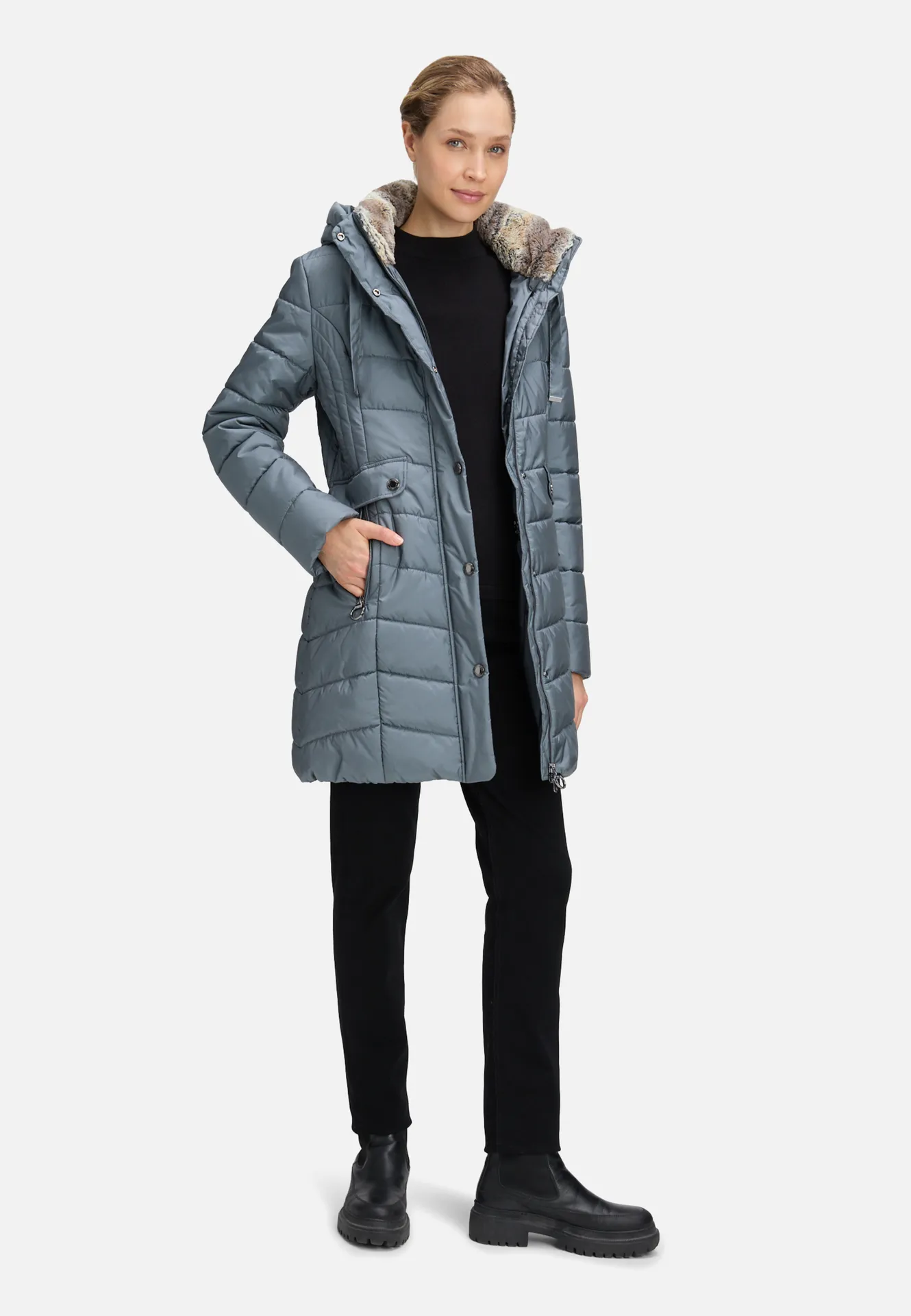 Outdoorjacke mit Kapuze – Bild 2