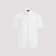 Brioni - White Wool Polo - Größe L - weiß Brioni - White Wool Polo - Größe L - weiß