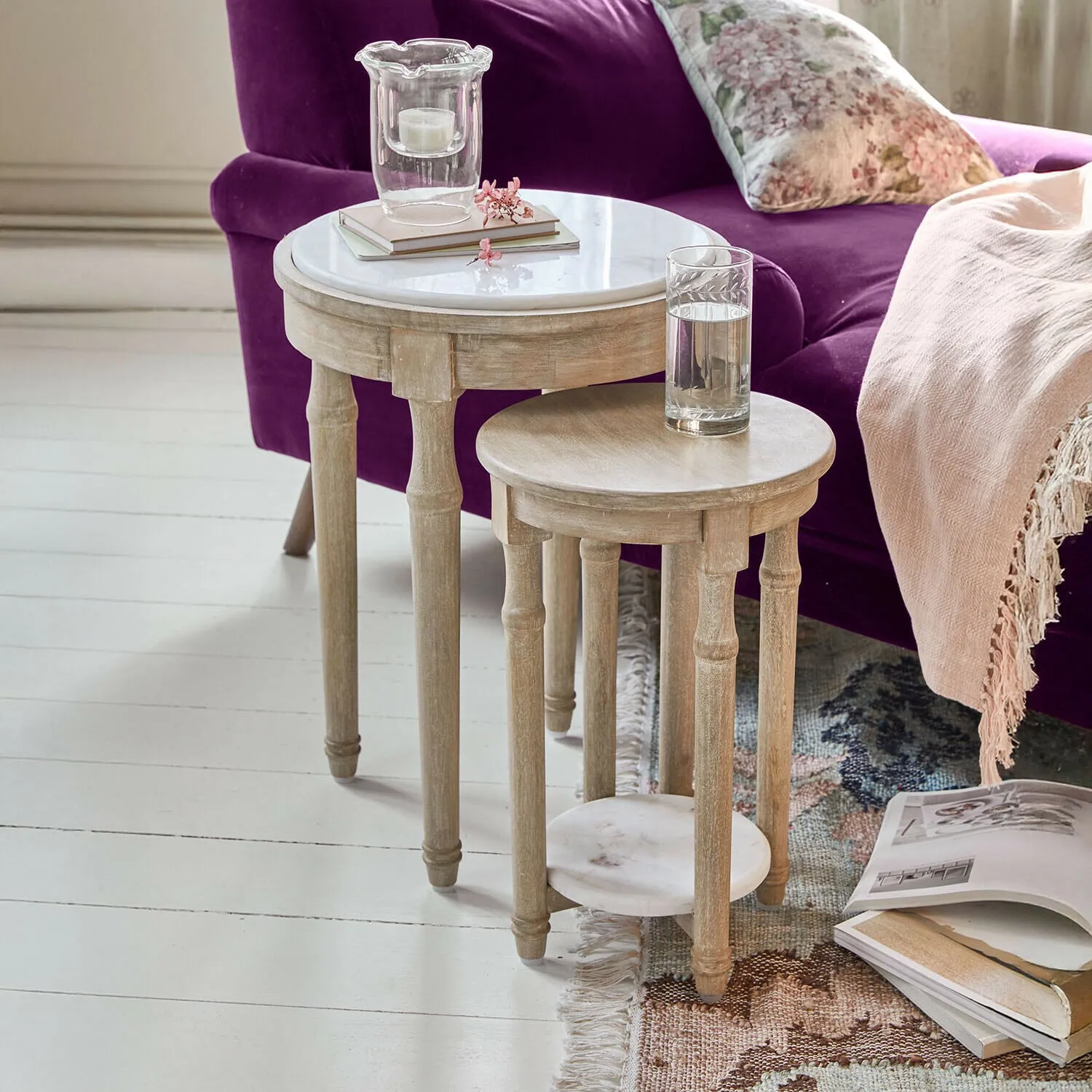 Beistelltisch 2er Set Camélune – Bild 2