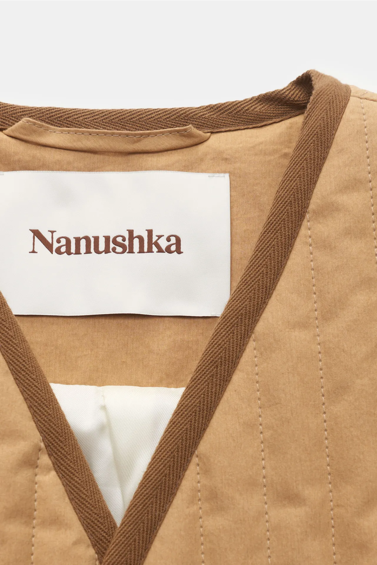Nanushka - Herren - Jacke 'Loris' hellbraun – Bild 4