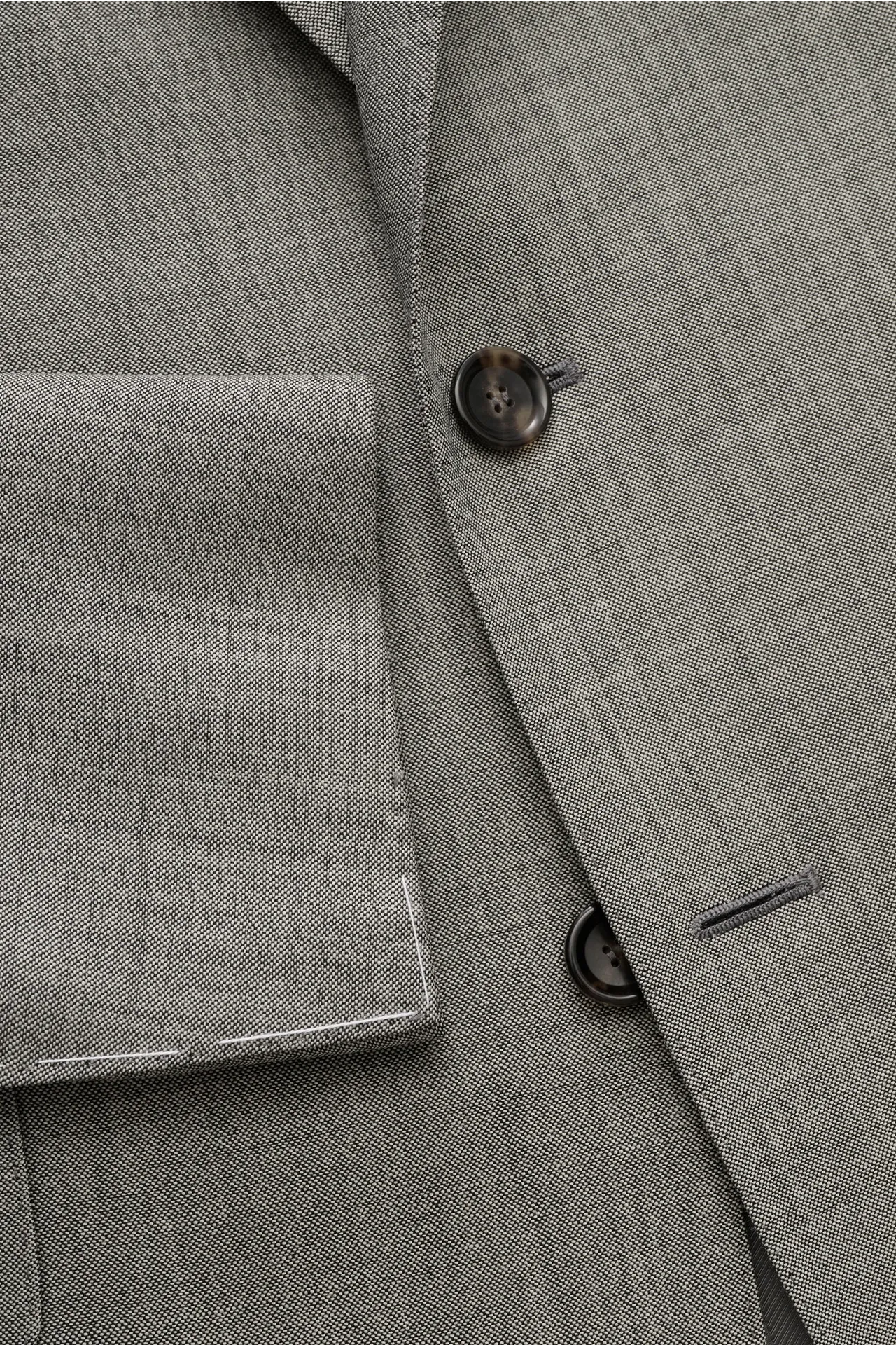 Stile Latino - Herren - Anzug 'Vincenzo' grau meliert – Bild 2