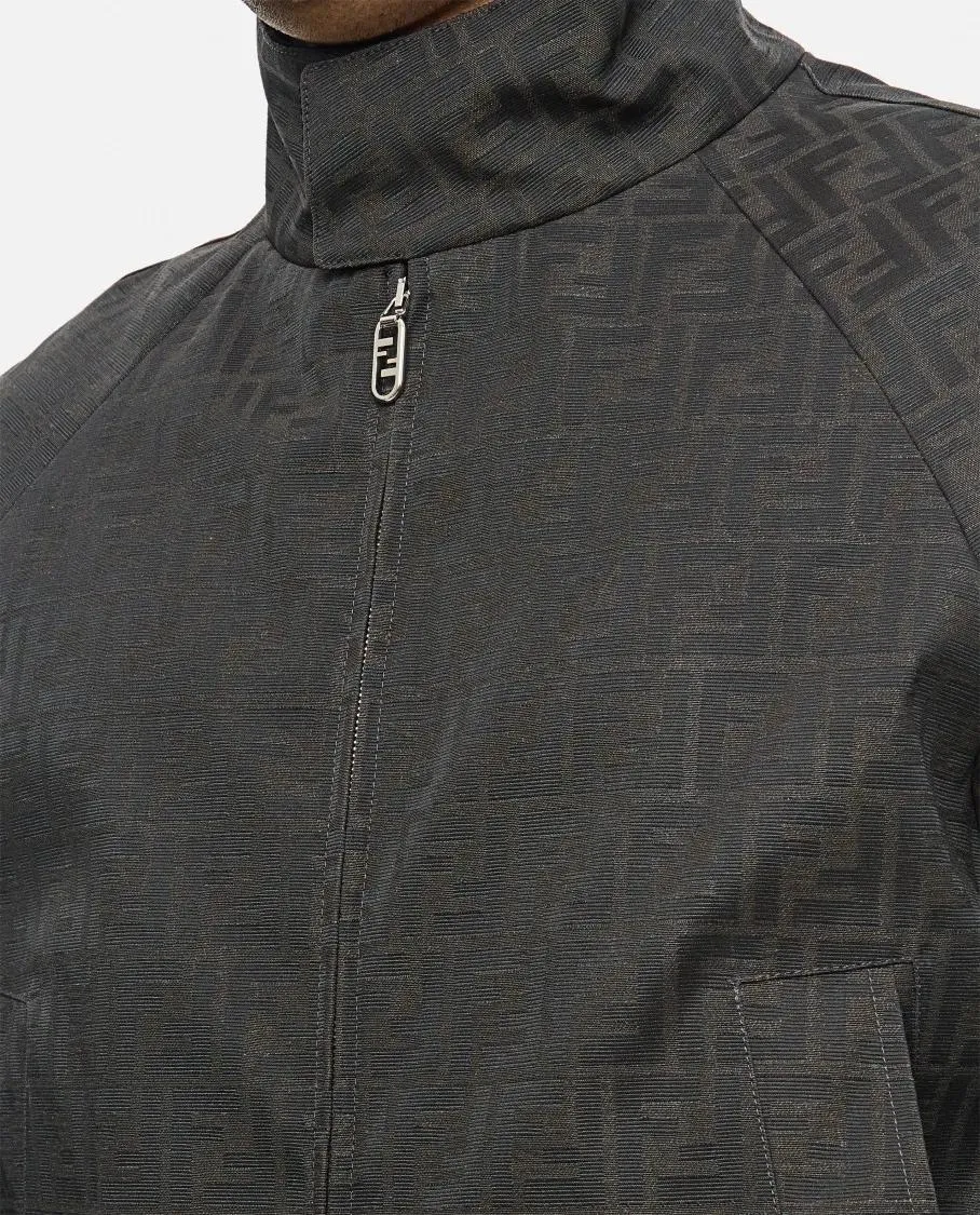 Fendi - Blouson Coated Canvas Logo - Größe 48 - schwarz – Bild 2