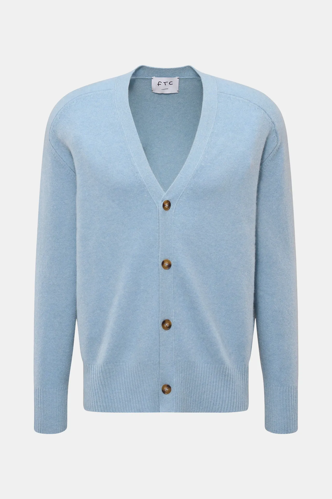 FTC - Herren - Cashmere Cardigan hellblau FTC - Herren - Cashmere Cardigan hellblau