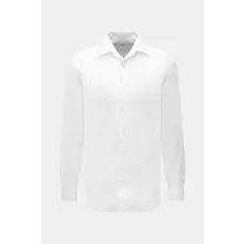 Eddy Monetti - Herren - Leinenhemd Haifisch-Kragen weiß Eddy Monetti - Herren - Leinenhemd Haifisch-Kragen weiß