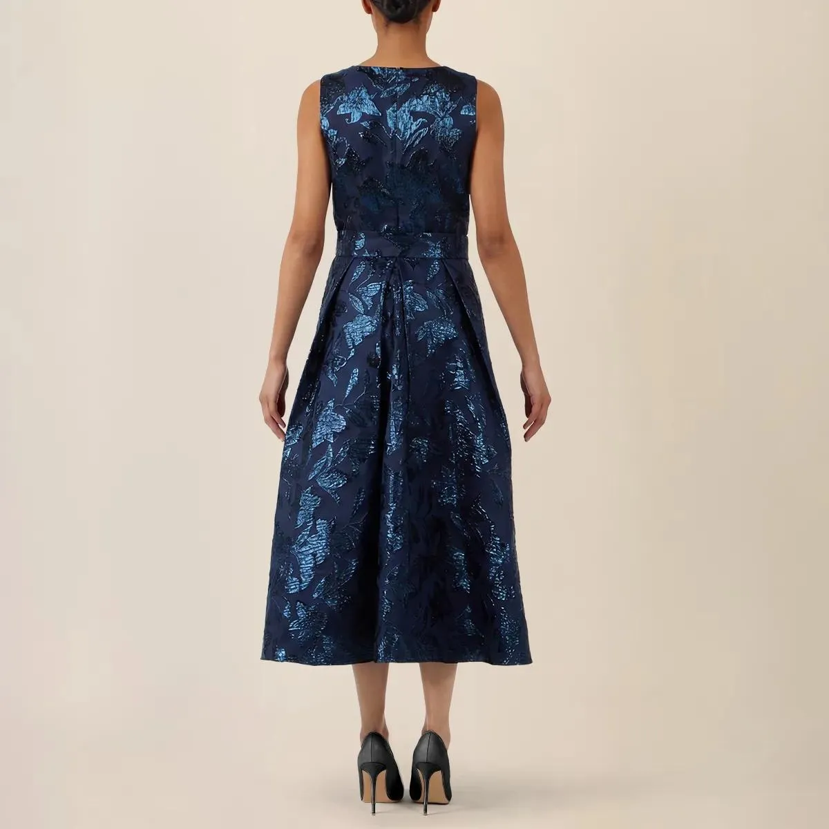 Apart - Midi Kleid - Größe 34 - blau – Bild 3