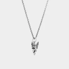 Silver Cherub Necklace Silver Cherub Necklace