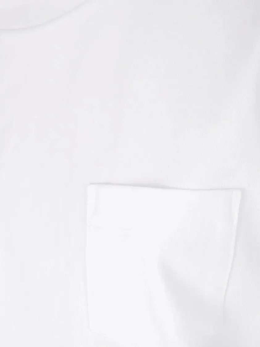 Sacai - Poplin X Cotton Jersey T-Shirt - Größe 2 - weiß – Bild 2