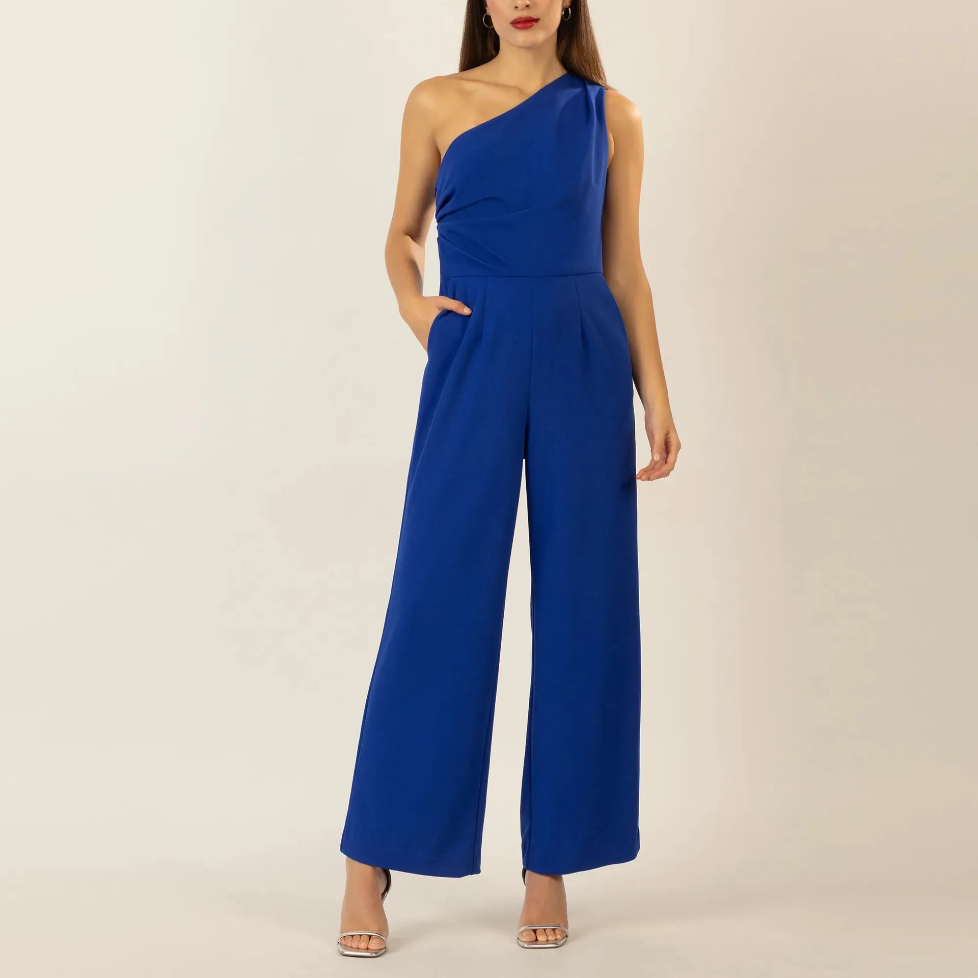 Apart - One-Shoulder Overall - Größe 44 - blau – Bild 4