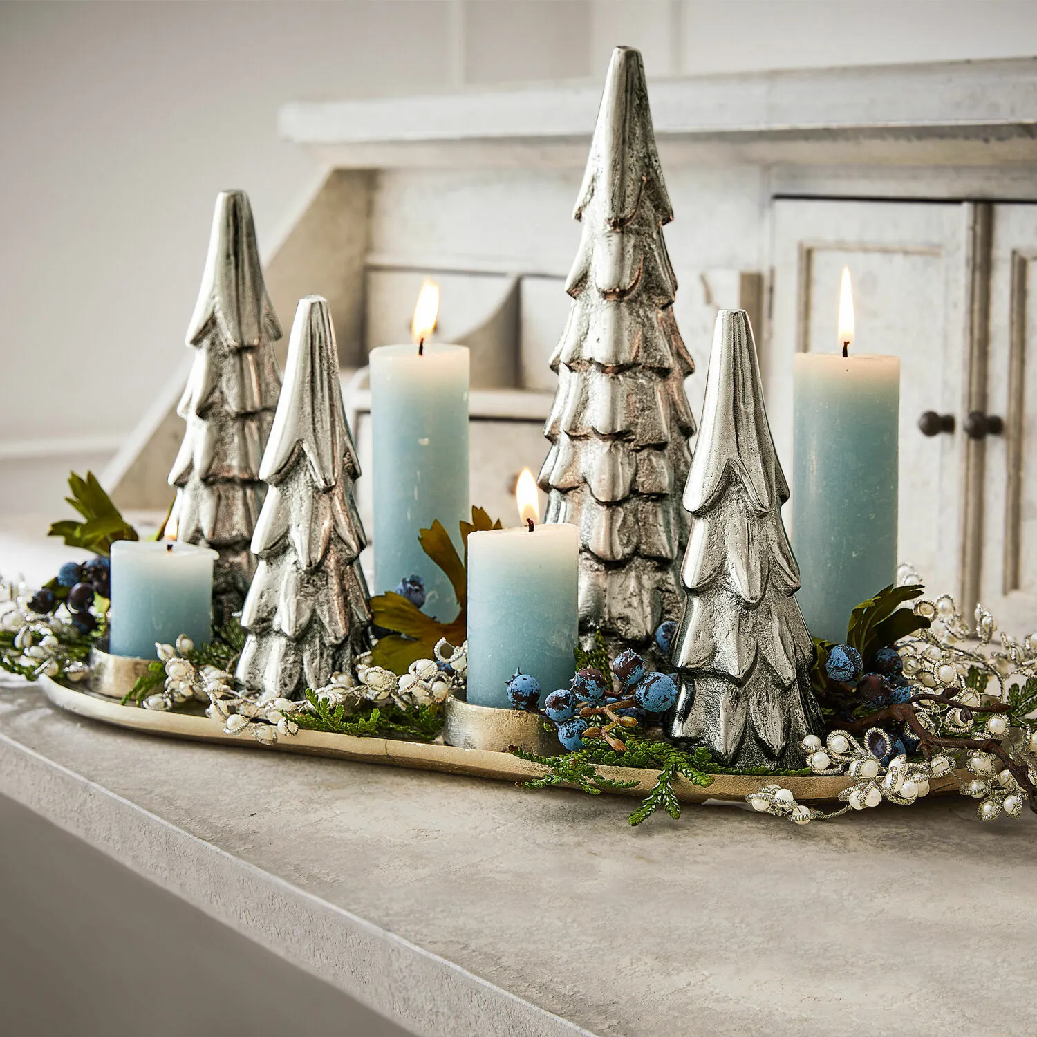 Kerze 4er Set Muriel – Bild 2