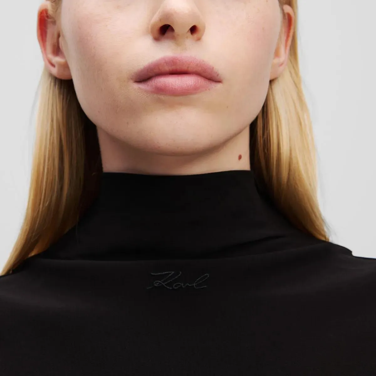 Karl Lagerfeld - ÄRMELLOSE BLUSE - Größe 40 - schwarz – Bild 3