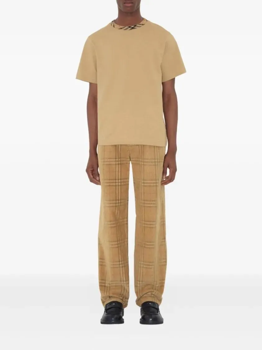 Burberry - Sand Ip Check Trousers - Größe 50 - braun – Bild 4