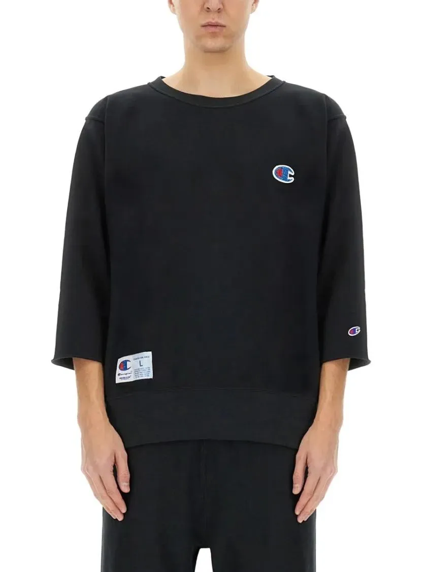 Undercover - Oversized Black T-Shirt With Logo Patches - Größe L - schwarz – Bild 4