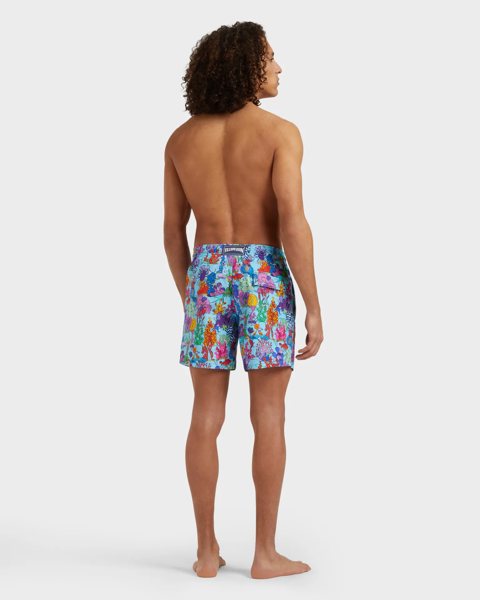 Vilebrequin - Plantes Aquatiques Badeshorts Für Herren - Bademode - Moorea - Blau - Größe XS – Bild 4