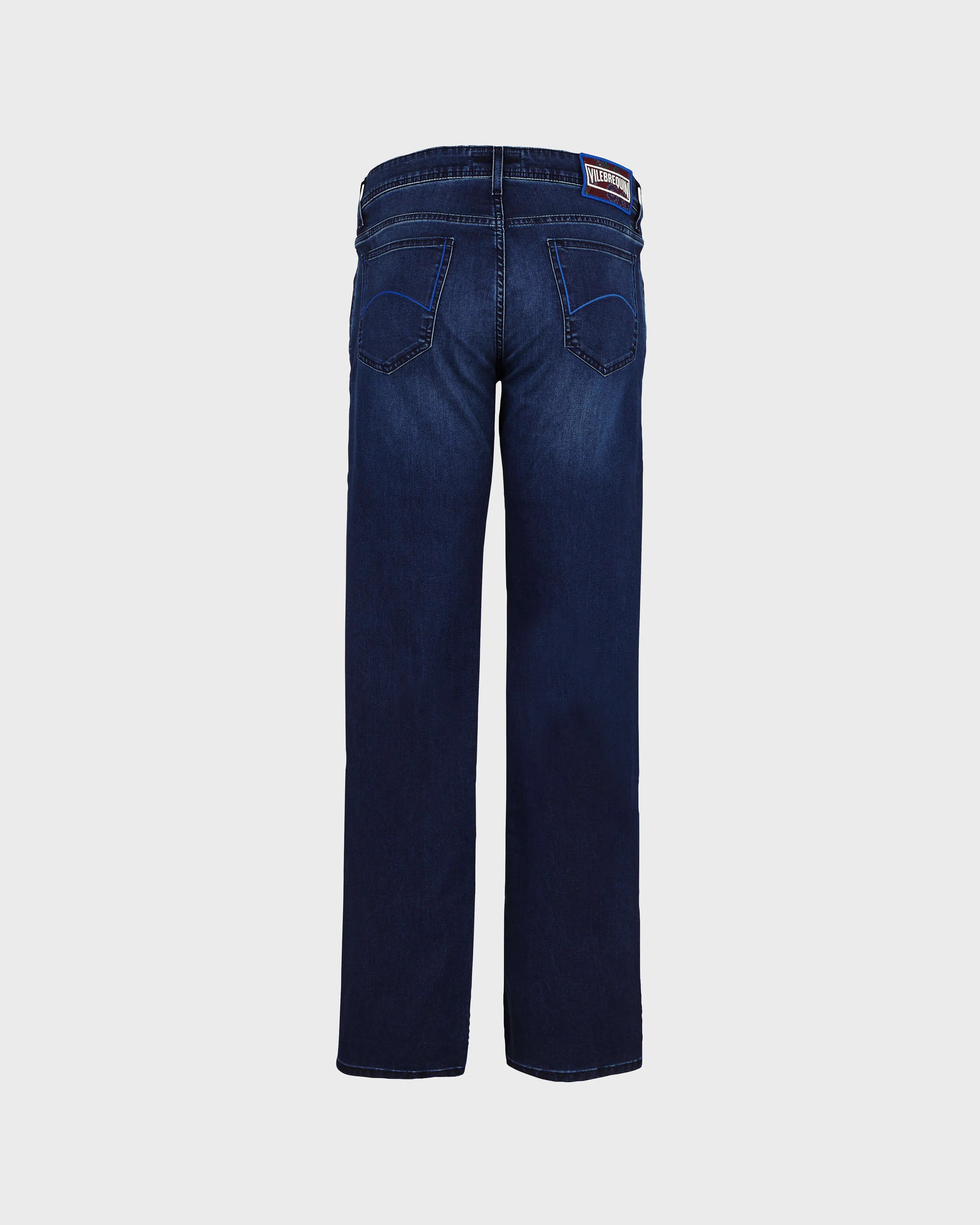 Vilebrequin - Mosaïque 5-pocket-denimhose Für Herren - Jeanshose - Gbetta18 - Blau - Größe 32 – Bild 2