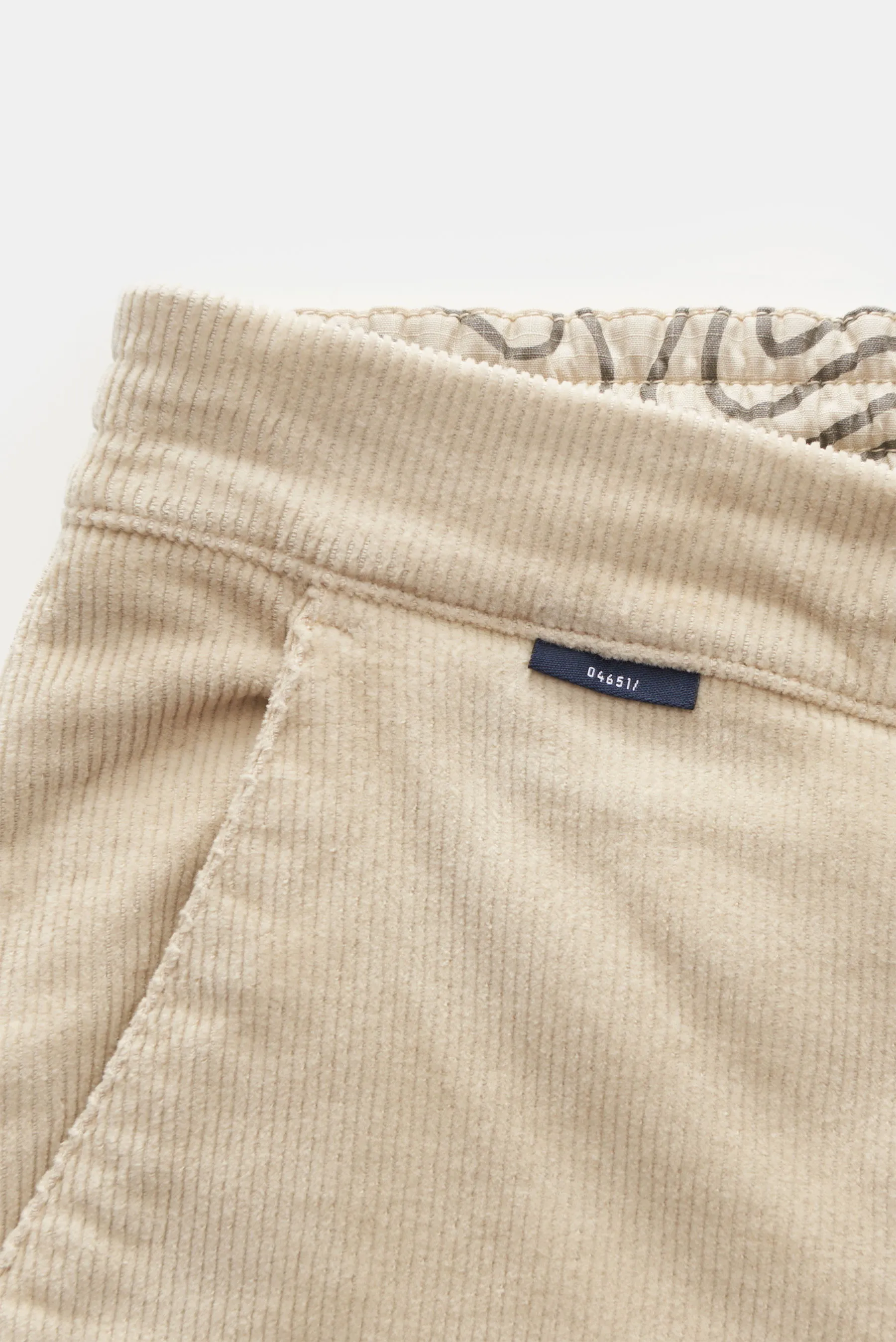 04651/ A trip in a bag - Herren - Cord Cargo-Jogpants beige – Bild 5