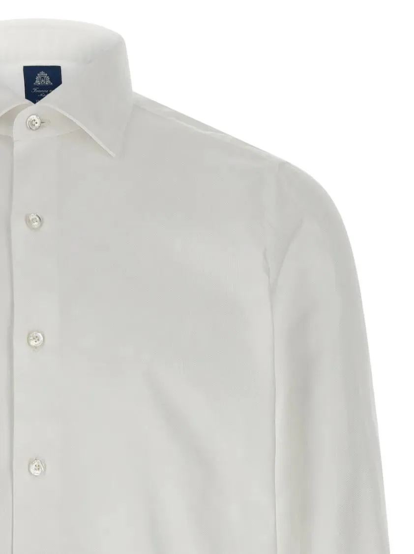 Finamore - 'Napoli' Shirt - Größe 40 - weiß – Bild 3