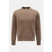 Lunaria Cashmere - Herren - Cashmere Rundhalspullover graubraun Lunaria Cashmere - Herren - Cashmere Rundhalspullover graubraun