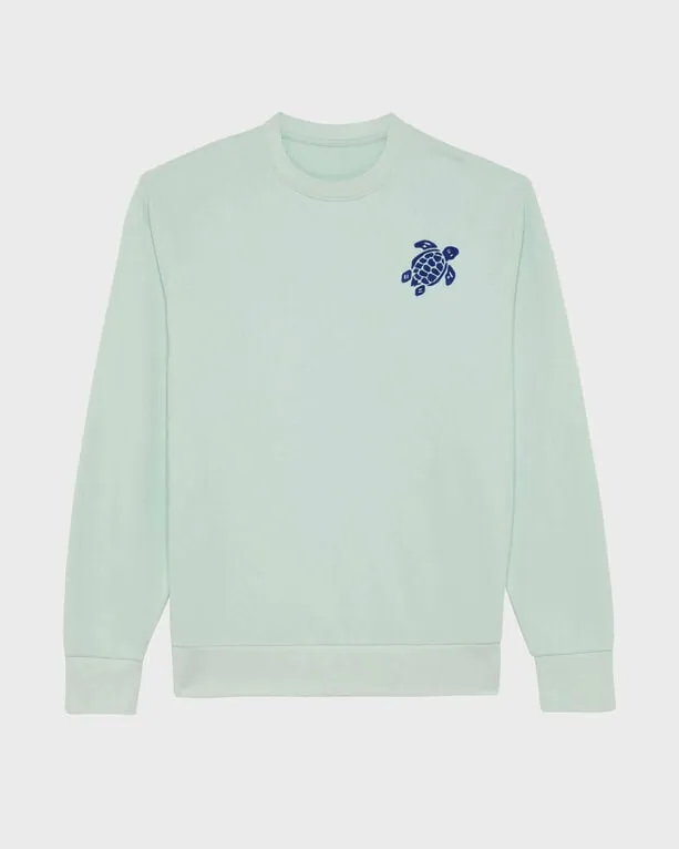 Vilebrequin - Turtle Sweatshirt Mit Rundhalsausschnitt Aus Bio-baumwolle Für Herren - Sweatshirt - Jorasses - Blau - Größe M Vilebrequin - Turtle Sweatshirt Mit Rundhalsausschnitt Aus Bio-baumwolle Für Herren - Sweatshirt - Jorasses - Blau - Größe M