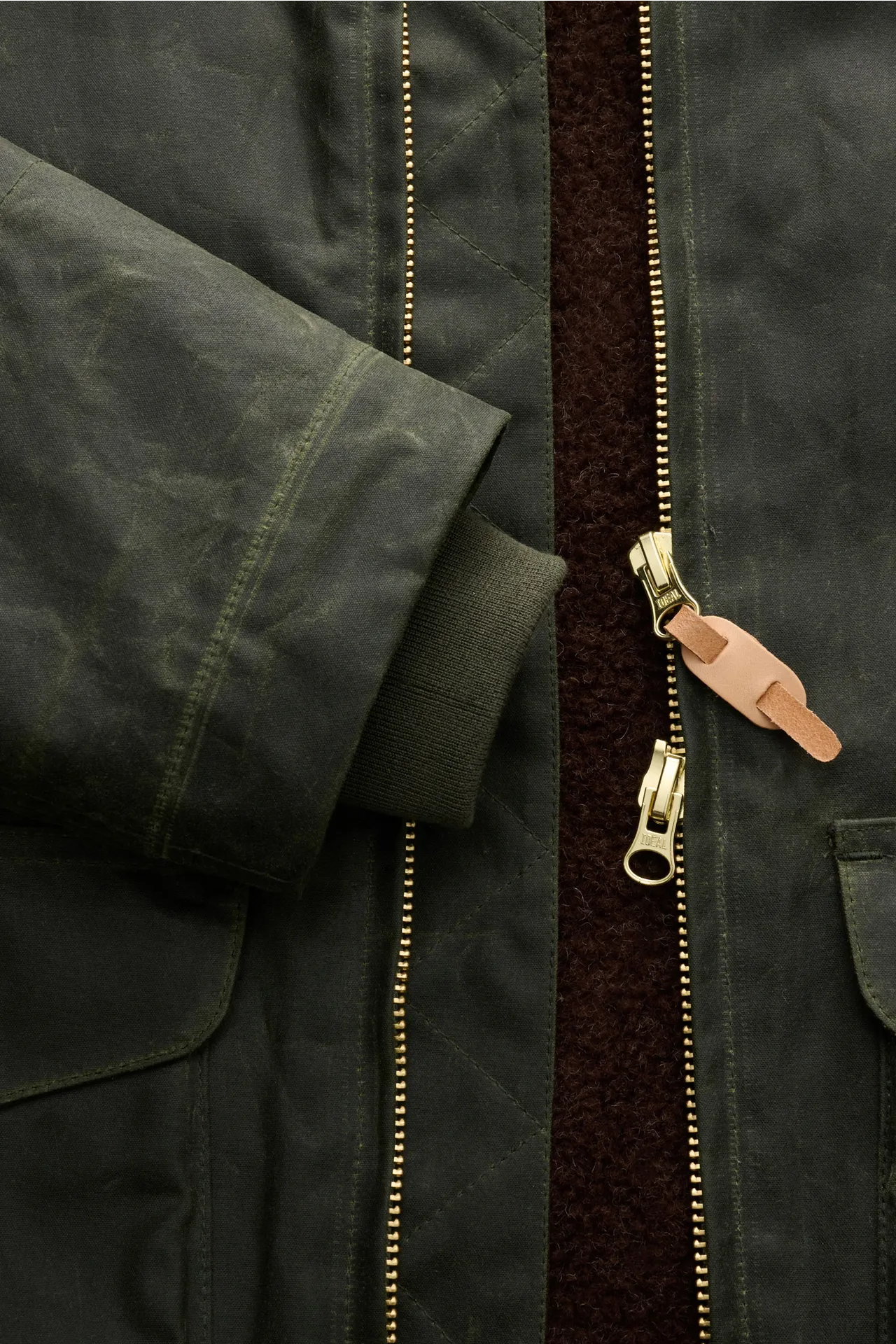 Manifattura Ceccarelli - Herren - Wachsjacke 'Blazer Coat' dunkelgrün – Bild 4