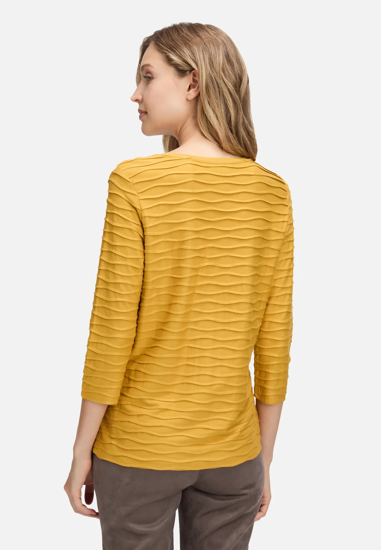 Basic Shirt mit Wellenstruktur Basic Shirt mit Wellenstruktur