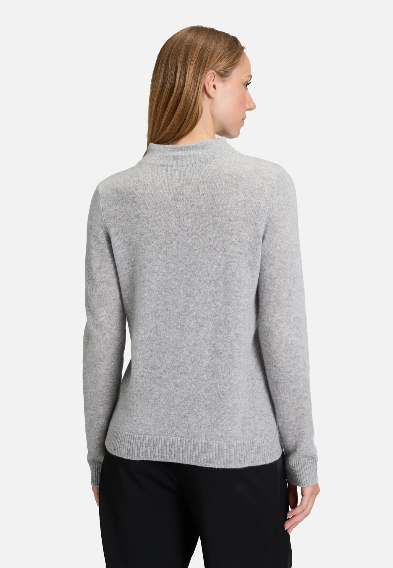 Kaschmir-Pullover mit Stehkragen Kaschmir-Pullover mit Stehkragen