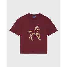 Vilebrequin - The Year Of The Horse T-shirt Für Jungen - T-shirt - Thomy - Rot - Größe 4 Vilebrequin - The Year Of The Horse T-shirt Für Jungen - T-shirt - Thomy - Rot - Größe 4