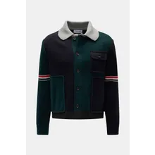 Thom Browne - Herren - Cardigan navy/dunkelgrün/hellgrau Thom Browne - Herren - Cardigan navy/dunkelgrün/hellgrau
