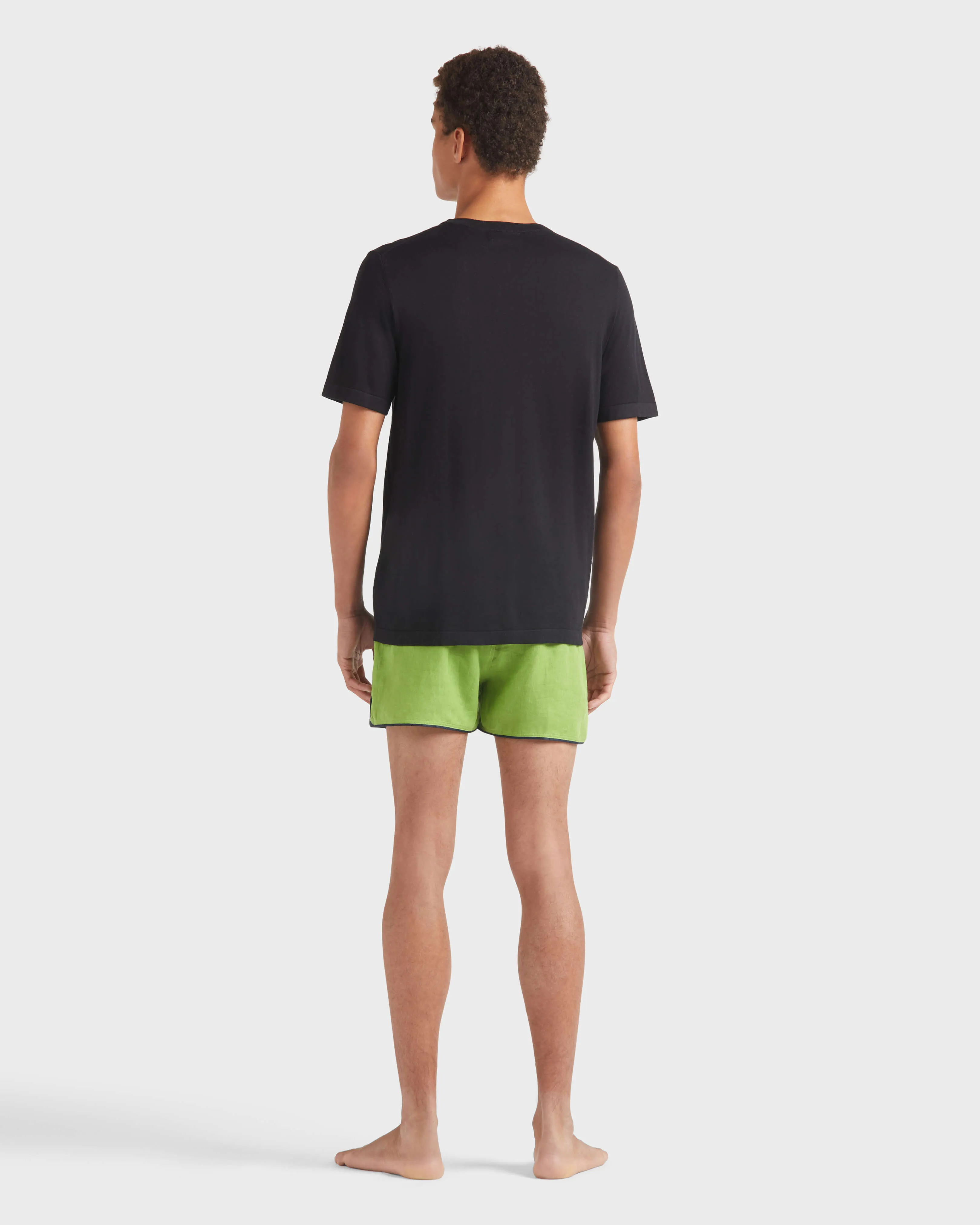 Vilebrequin - Jacquard Turtle T-shirt Aus Baumwolle Für Herren - T-shirt - Cristau - Schwarz - Größe M – Bild 4