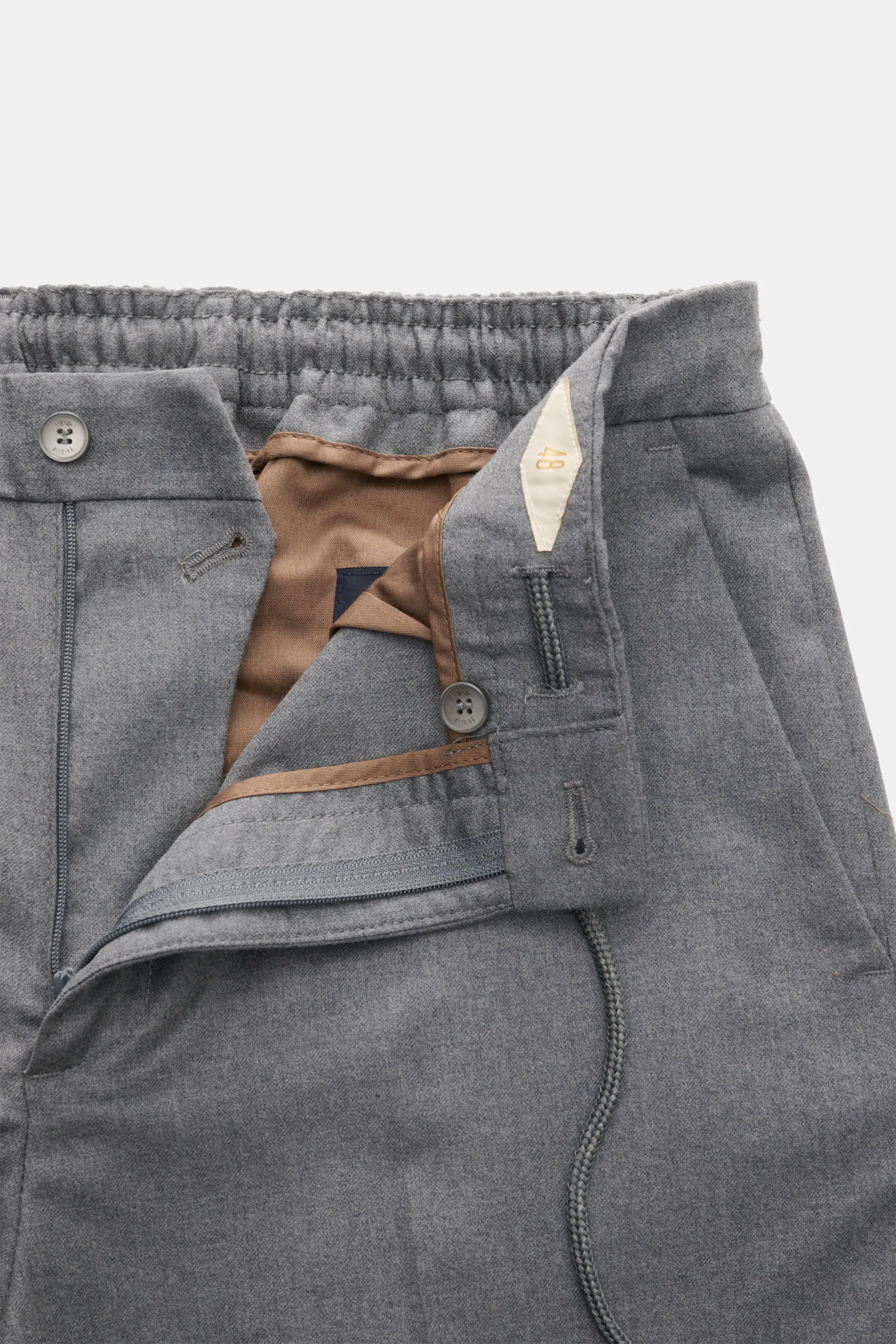 Briglia 1949 - Herren - Woll-Jogpants 'Covents' grau meliert – Bild 4