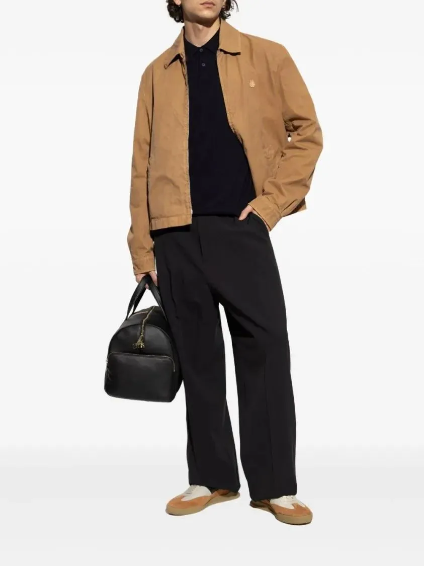 Paul Smith - High Neck Polo With Zip - Größe S - schwarz – Bild 2