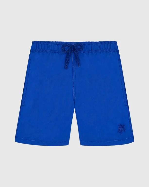 Vilebrequin - Mit Wasser Reagierende Ronde Des Tortues Maxi Badeshorts Für Jungen - Bademode - Jim - Blau - Größe 6 Vilebrequin - Mit Wasser Reagierende Ronde Des Tortues Maxi Badeshorts Für Jungen - Bademode - Jim - Blau - Größe 6