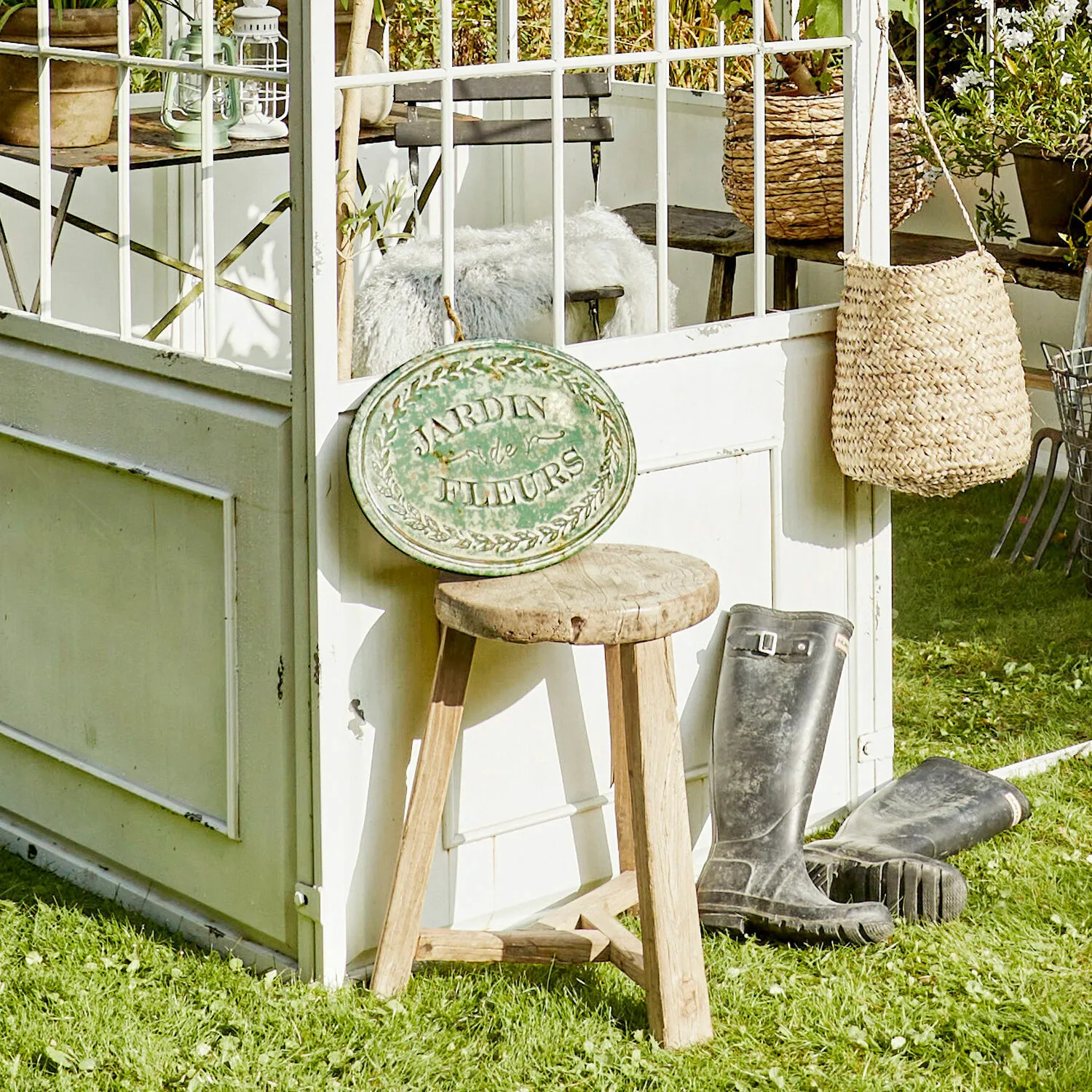 Deko-Schild Jardin de Fleurs – Bild 4