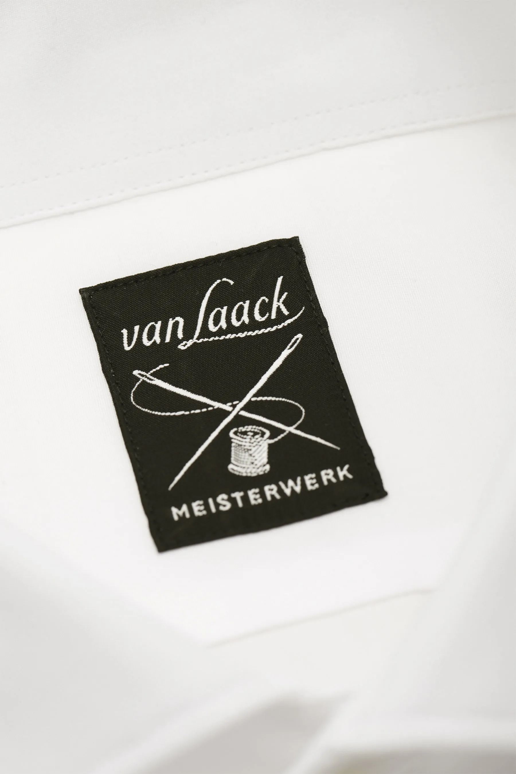 van Laack - Herren - Business Hemd 'Mivara Tailor Fit' Haifisch-Kragen weiß – Bild 3