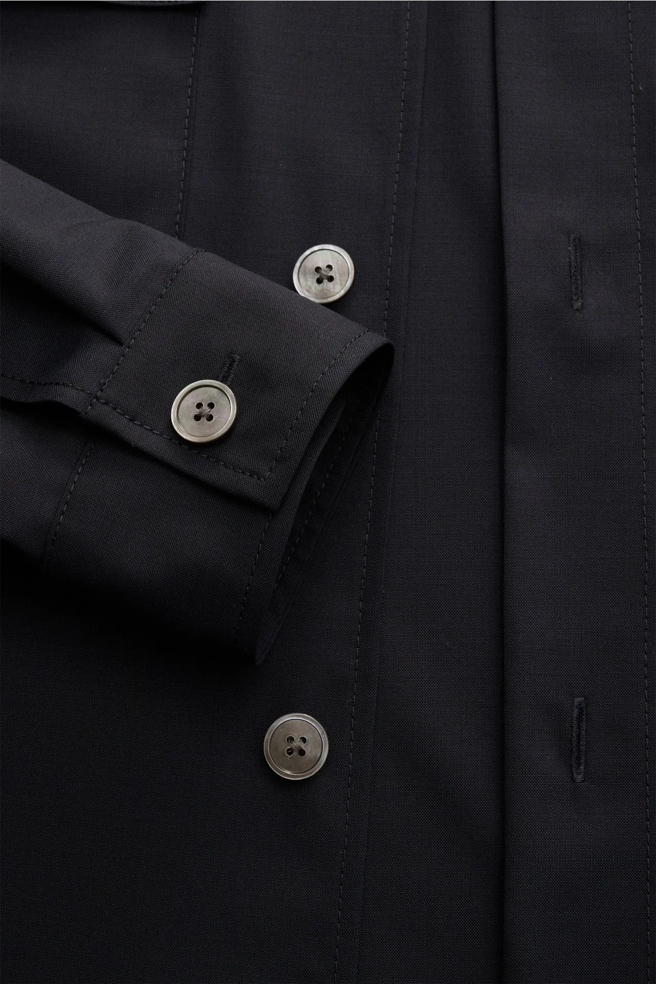 Windsor - Herren - Overshirt 'Lavoro' dark navy – Bild 3