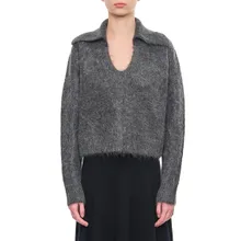 Loulou Studio - Ambrose Alpaca Wool Sweater - Größe XS - grau Loulou Studio - Ambrose Alpaca Wool Sweater - Größe XS - grau