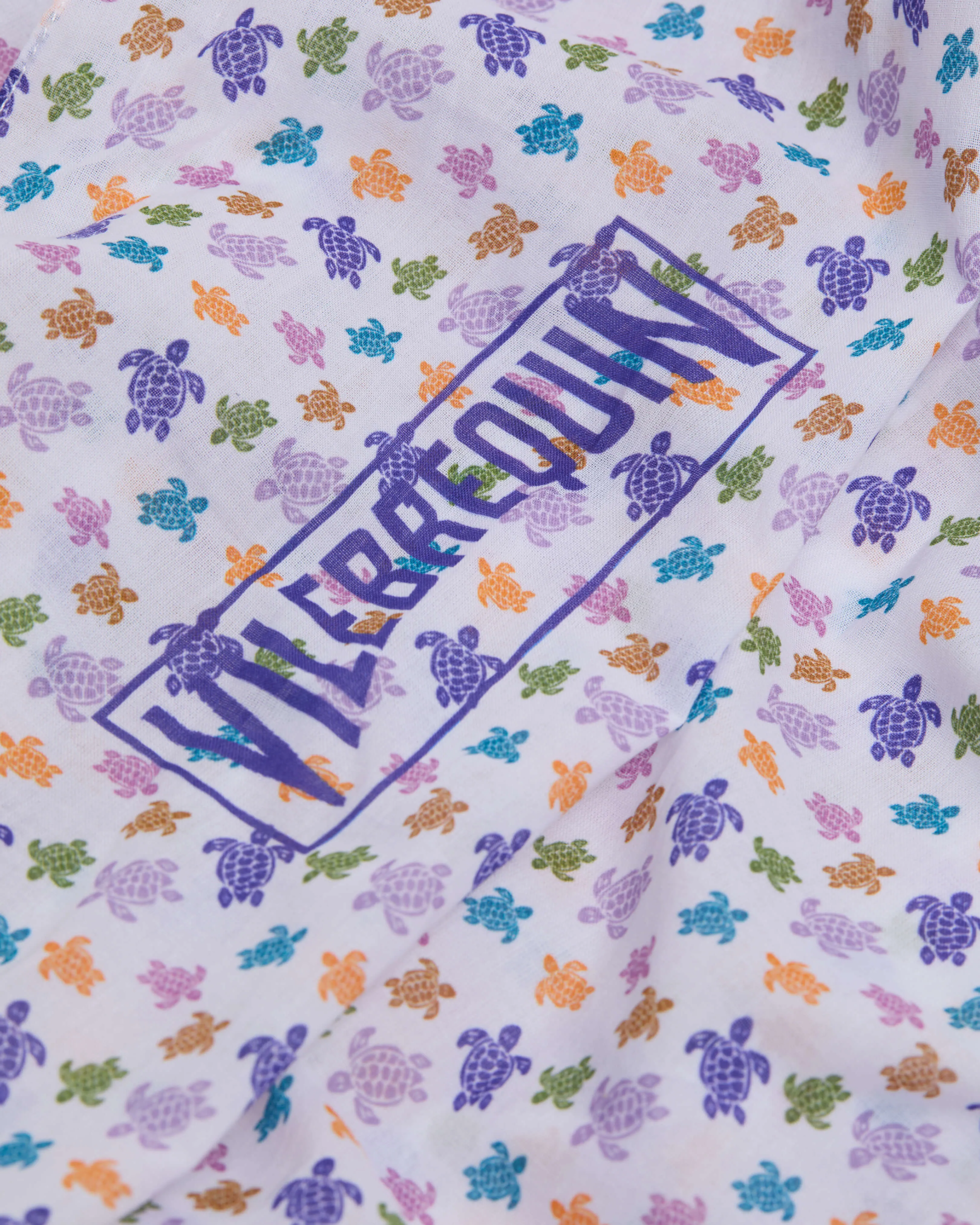 Vilebrequin - Micro Ronde Des Tortues Pareo Aus Baumwollvoile Für Damen - Pareo - Pareo - Weiss - Größe OSFA – Bild 6