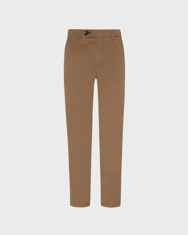 Vilebrequin - Solid Chinohose Aus Tencel Und Baumwolle Für Herren - Hose - Taillat - Marone - Größe 34 Vilebrequin - Solid Chinohose Aus Tencel Und Baumwolle Für Herren - Hose - Taillat - Marone - Größe 34