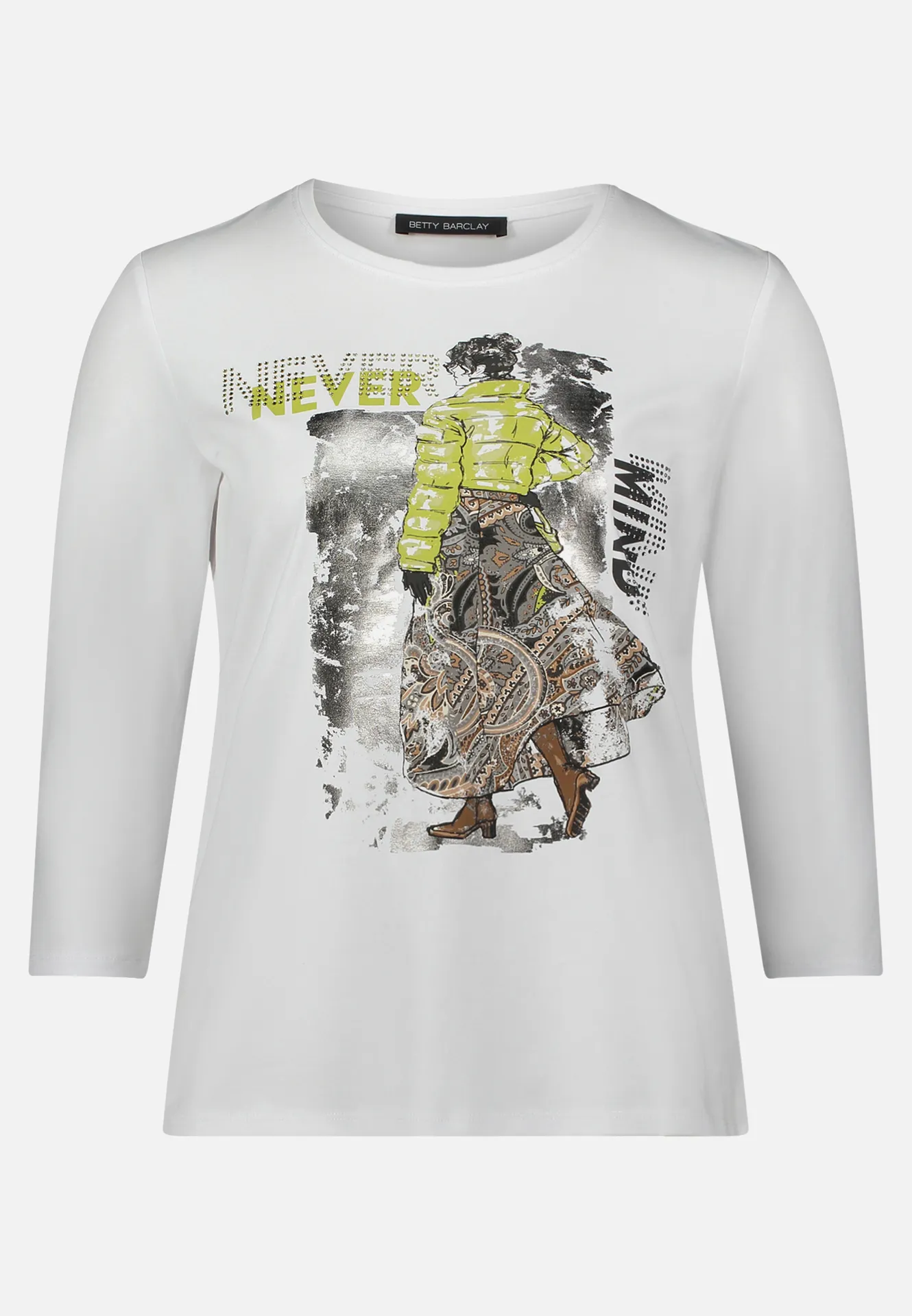 Basic Shirt mit Rundhalsausschnitt – Bild 3