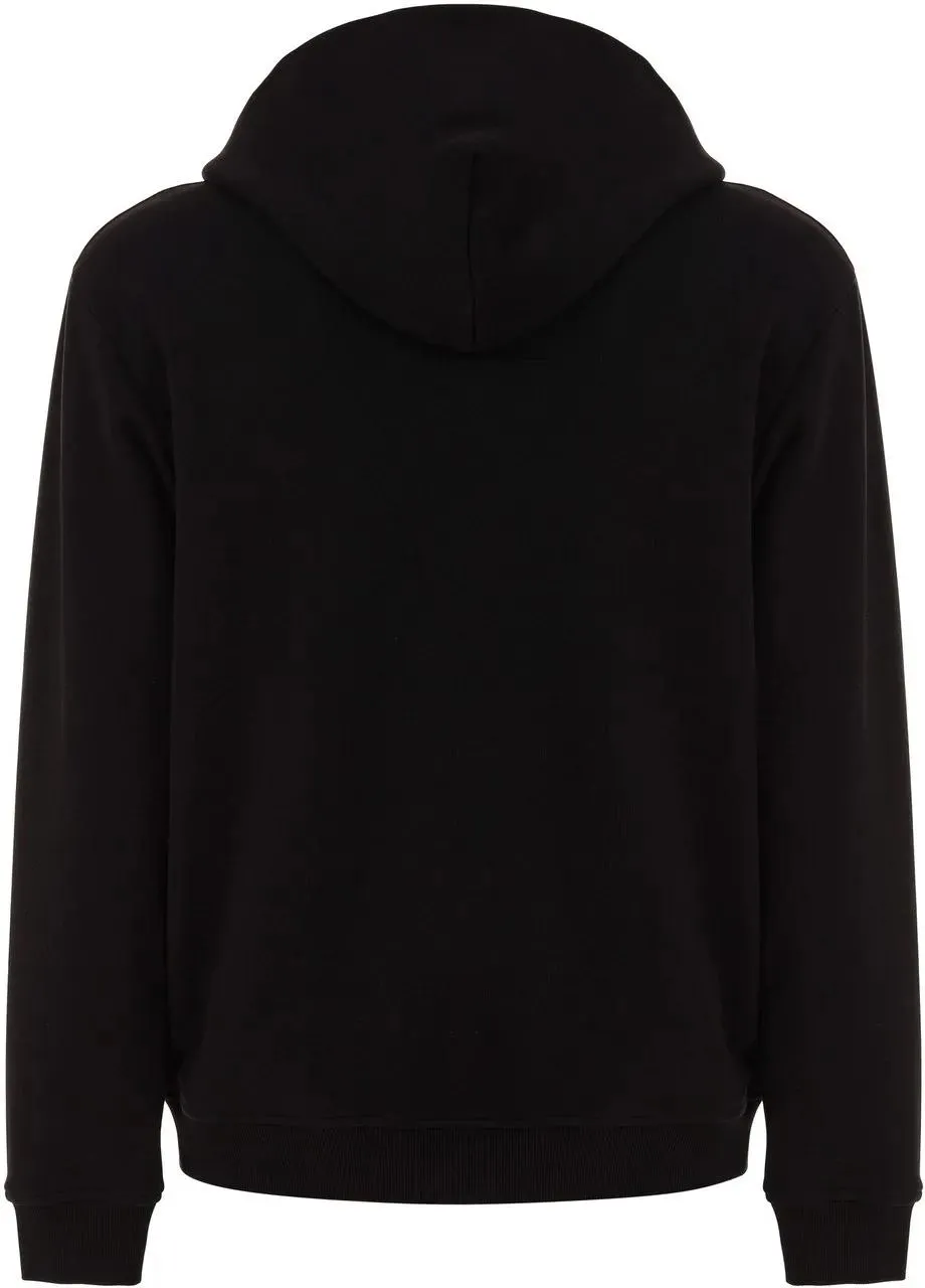 Just Cavalli - Hooded Sweatshirt With Tonal Logo Embroidery - Größe S - schwarz – Bild 2