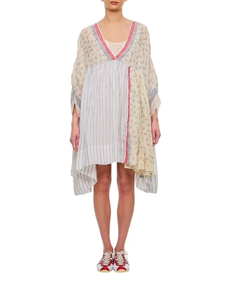 Pero - Double Print Midi Dress - Größe 36 - bunt Pero - Double Print Midi Dress - Größe 36 - bunt