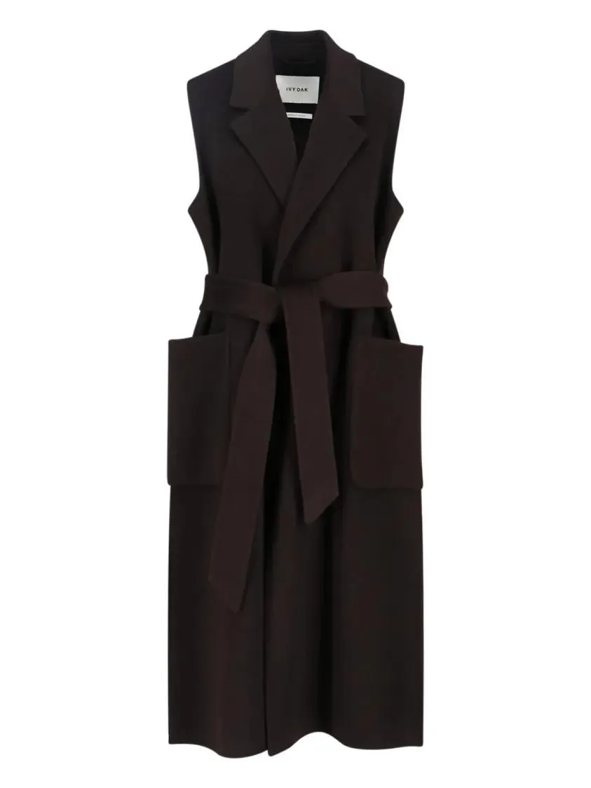 Ivy & Oak - "Clarissa" Vest Coat – Brown - Größe 34 - braun – Bild 4