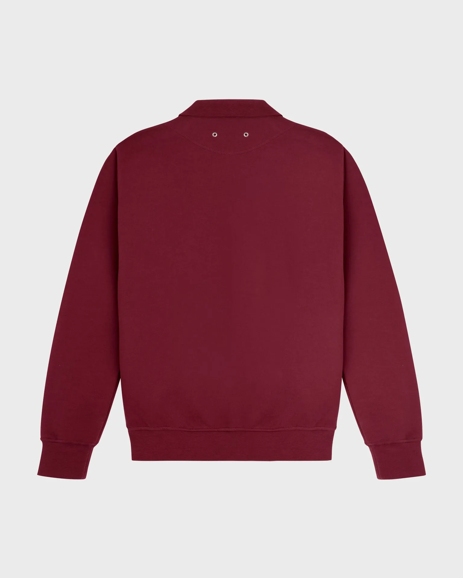 Vilebrequin - Velvet Sweatshirt Mit Frontreißverschluss Und Aufgesticktem Logo Für Herren - Sweatshirt - Roux - Rot - Größe XXL – Bild 2