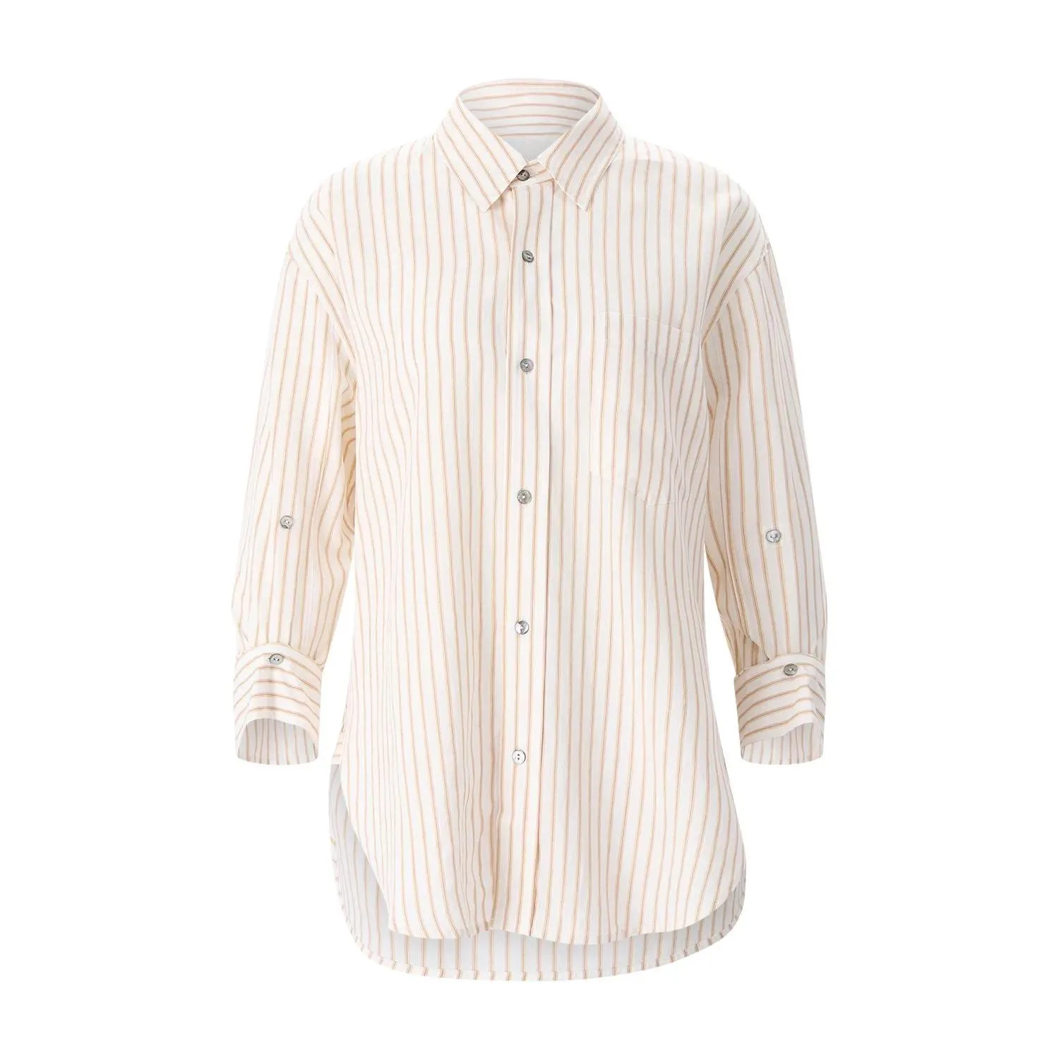 Citizens Of Humanity - Gestreifte Hemdbluse Kayla - Größe S - orange Citizens Of Humanity - Gestreifte Hemdbluse Kayla - Größe S - orange