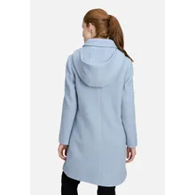 Wollmantel mit abnehmbarer Kapuze Wollmantel mit abnehmbarer Kapuze