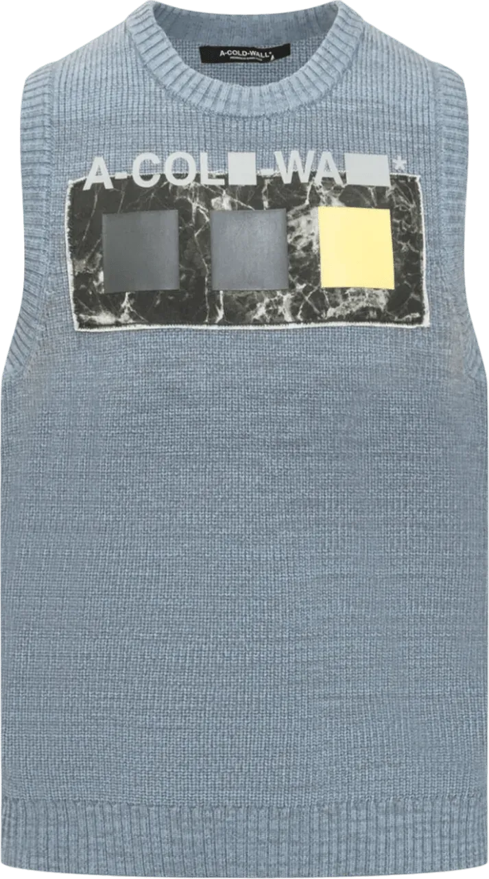 A-Cold-Wall* - Gilet cubista - Größe M - blue A-Cold-Wall* - Gilet cubista - Größe M - blue